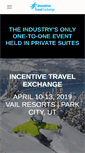 Mobile Screenshot of incentivetravelexchange.com